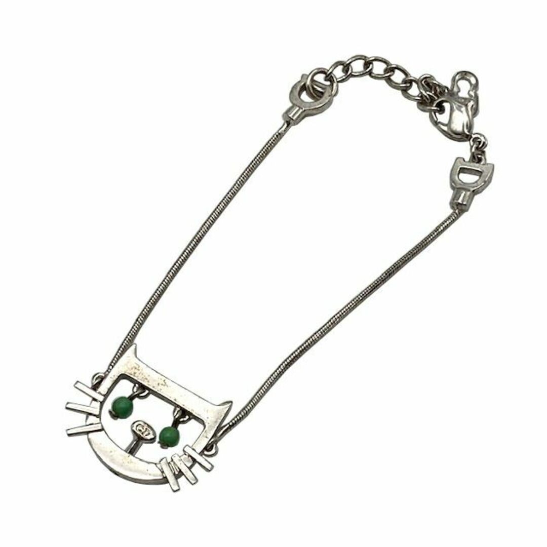 素晴らしい ブレスレット ディオール DIOR 猫モチーフ メッキ キャット ブレスレット