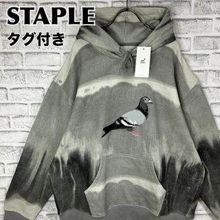 staple - STAPLE ステイプル パーカー PIGEON ハト 刺繍 アニマル 2XL