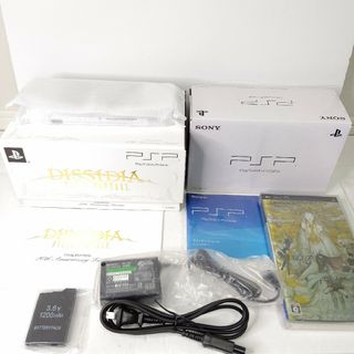 プレイステーションポータブル(PlayStation Portable)の未使用　SONY　PSP3000 ディシディア　FF20周年　記念モデル　希少(携帯用ゲーム機本体)