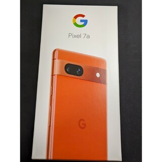 グーグルピクセル(Google Pixel)のGoogle Pixel 7a 128GB Charcoal(スマートフォン本体)