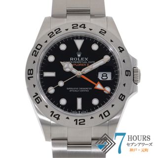 ロレックス(ROLEX)の【119482】ROLEX ロレックス  226570 エクスプローラー2 ブラックダイヤル ランダム番 SS 自動巻き ギャランティーカード 純正ボックス 腕時計 時計 WATCH メンズ 男性 男 紳士 【未使用品】【中古】(腕時計(アナログ))