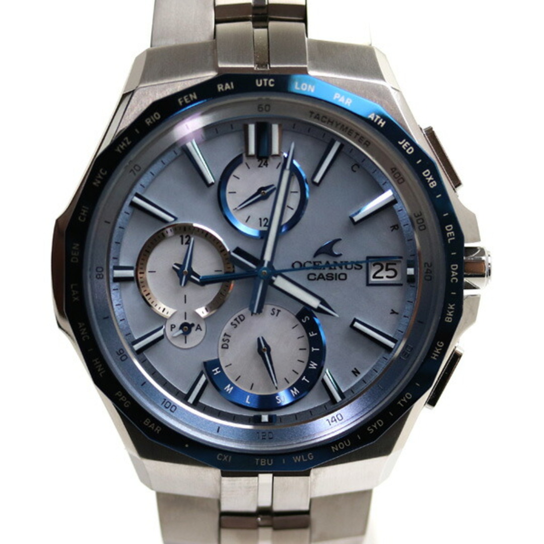 CASIO(カシオ)のCASIO カシオ オシアナス マンタ 腕時計 ソーラー OCW-S5000APA-2AJF メンズ【中古】 メンズの時計(腕時計(デジタル))の商品写真