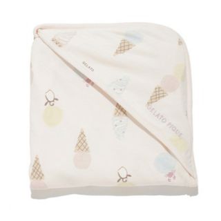 ジェラートピケ(gelato pique)の【BABY】アイスクリームアニマルモチーフ baby ブランケット　おくるみ (おくるみ/ブランケット)