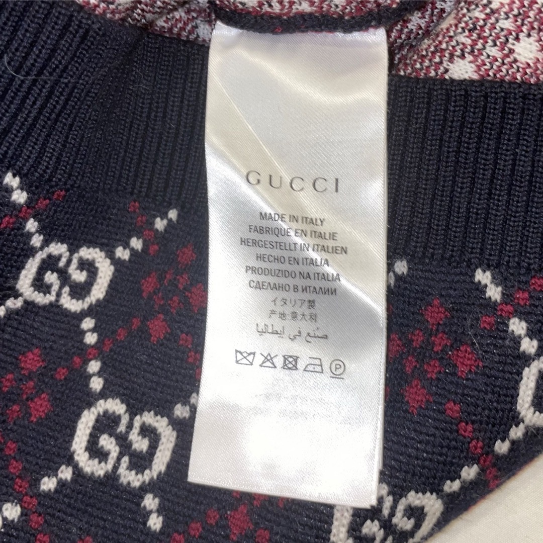 GUCCI gg 総柄　セーター　モノグラム メンズのトップス(ニット/セーター)の商品写真