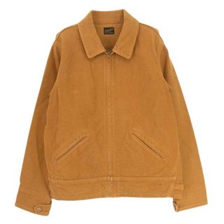 テンダーロイン(TENDERLOIN)のTENDERLOIN テンダーロイン T-MOLESKIN ZIP JKT モールスキン フルジップアップ ジャケット ブラウン系 XS【中古】(その他)