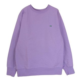 ザノースフェイス(THE NORTH FACE)のTHE NORTH FACE ノースフェイス NT6903N PURPLE LABEL パープルレーベル 10oz Mountain Crew Neck Sweat 10オンス マウンテン クルーネック スウェット パープル系 M【中古】(スウェット)