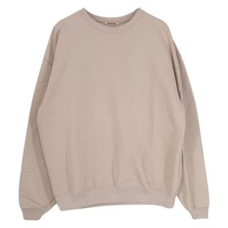 オーラリー(AURALEE)のAURALEE オーラリー A8AP01GU SUPER SOFT HEAVY SWEAT P/O スーパー ソフト ヘビー スウェット プルオーバー ベージュ系 3【中古】(スウェット)