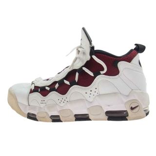 ナイキ(NIKE)のNIKE ナイキ スニーカー AJ2998-100 AIR MORE MONEY WHITE/BLACK-UNIVERSITY RED エアモアマネー スニーカー ホワイト系 ブラック系 レッド系 26cm【中古】(スニーカー)