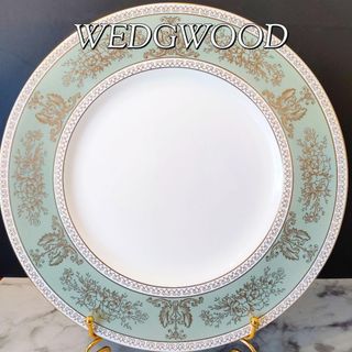 ウェッジウッド(WEDGWOOD)の未使用品★ウェッジウッド フロレンティーン ディナープレート セージグリーン(食器)