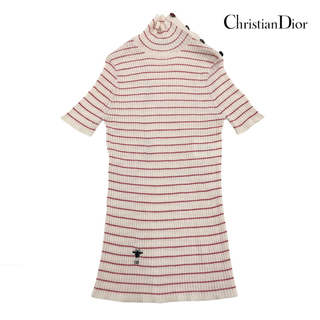 Christian Dior - Christian Dior ディオール 千鳥格子柄 ロゴ ニット ...