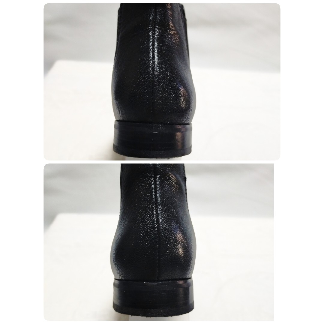Cole Haan(コールハーン)の【極美品】COLE HAAN HARA ブーティ 山羊革ブラック 24cm レディースの靴/シューズ(ブーツ)の商品写真