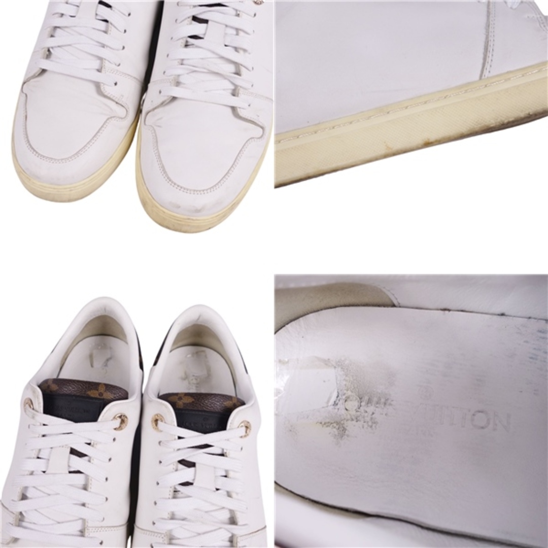 ルイヴィトン LOUIS VUITTON スニーカー ラインアップ ライン ローカット モノグラム カーフレザー PVC シューズ メンズ 8.5(27cm相当) ホワイト/ブラウン ルイヴィトン LOUIS VUITTON スニーカー ラインアップ ライン ローカット モノグラム カーフレザー PVC シューズ メンズ 8.5(27cm相当) ホワイト/ブラウン