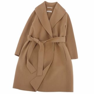 マックスマーラ(Max Mara)の極美品 マックスマーラ S'Max Mara コート ロングコート ベルト付き cucito a mano ウール アウター レディース JI36 GB4 USA2(S相当) ブラウン(その他)