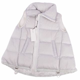 未使用 サカイ Sacai ベスト ダウンベスト Puffer Vest SCW-038 ナイロン アウター レディース 1(S相当) ライトグレー