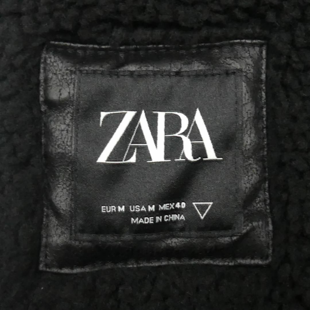 ZARA(ザラ)のZARA ザラ ライダースジャケット ダブル メンズ フェイクレザーHH9343 メンズのジャケット/アウター(ライダースジャケット)の商品写真