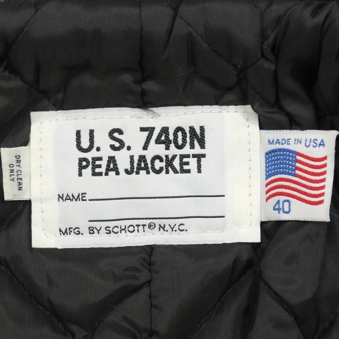 schott(ショット)のSchott ショット Pコート 40 ピーコート L ダブル HH9340 メンズのジャケット/アウター(ピーコート)の商品写真