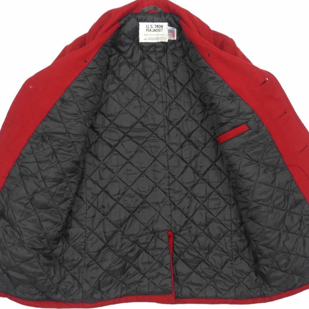 schott - Schott ショット Pコート 36 ピーコート S ダブル 赤 schott - Schott ショット Pコート 36 ピーコート S ダブル 赤