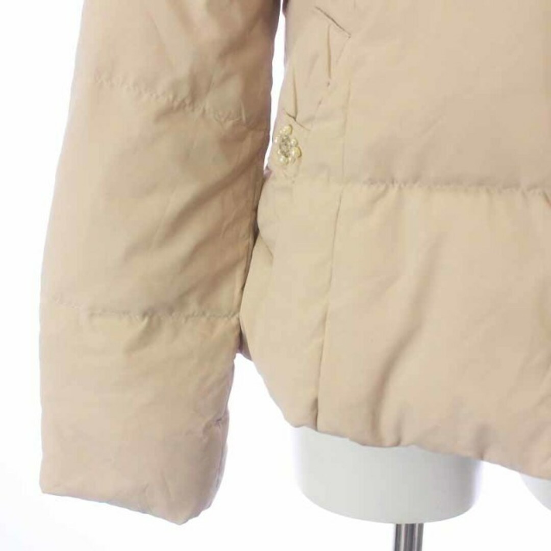 LAISSE PASSE(レッセパッセ)のレッセパッセ ダウンコート ミドル ビックカラー 36 S ピンク レディースのジャケット/アウター(ダウンコート)の商品写真