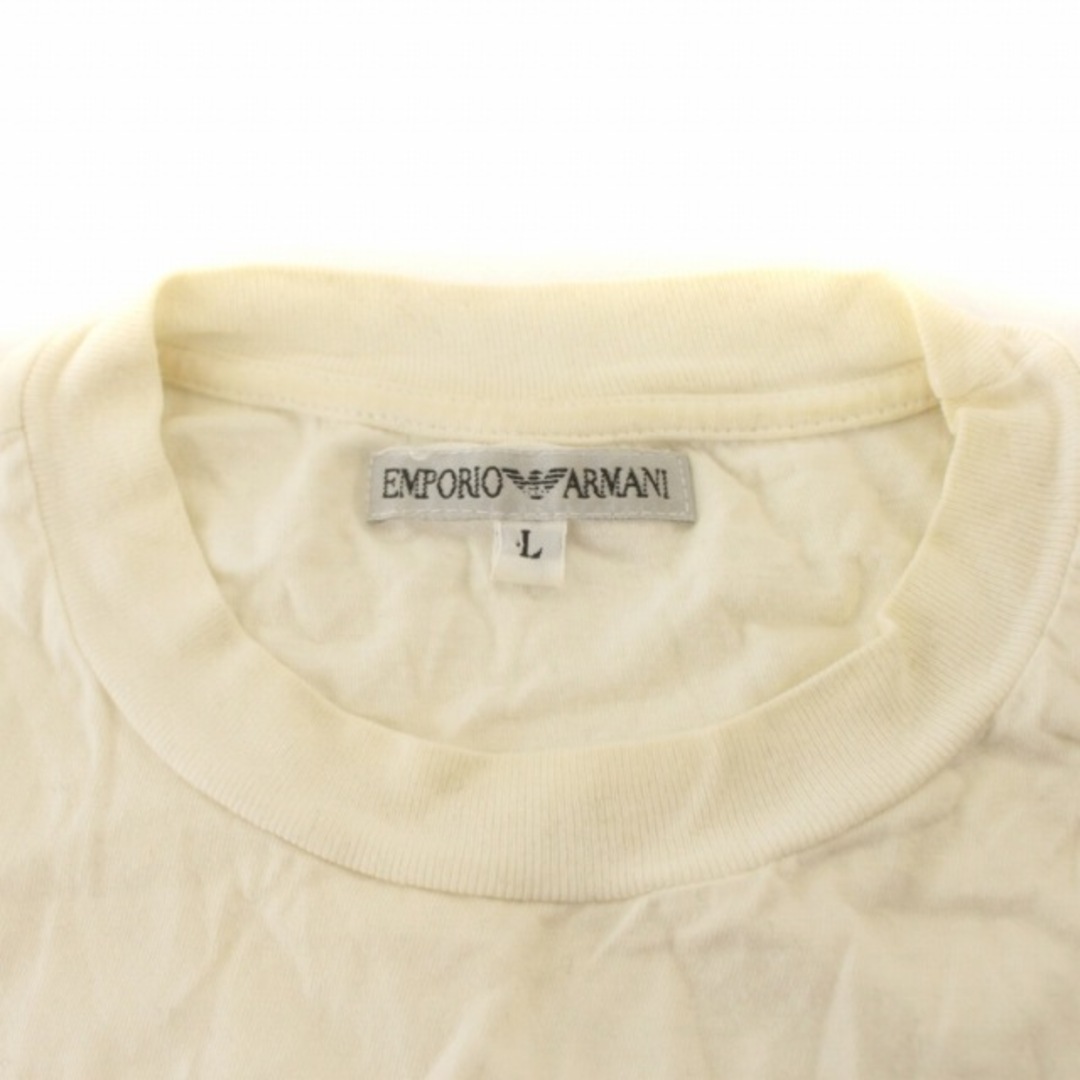 Emporio Armani(エンポリオアルマーニ)のエンポリオアルマーニ EMPORIO ARMANI Tシャツ カットソー 白 黒 メンズのトップス(Tシャツ/カットソー(半袖/袖なし))の商品写真