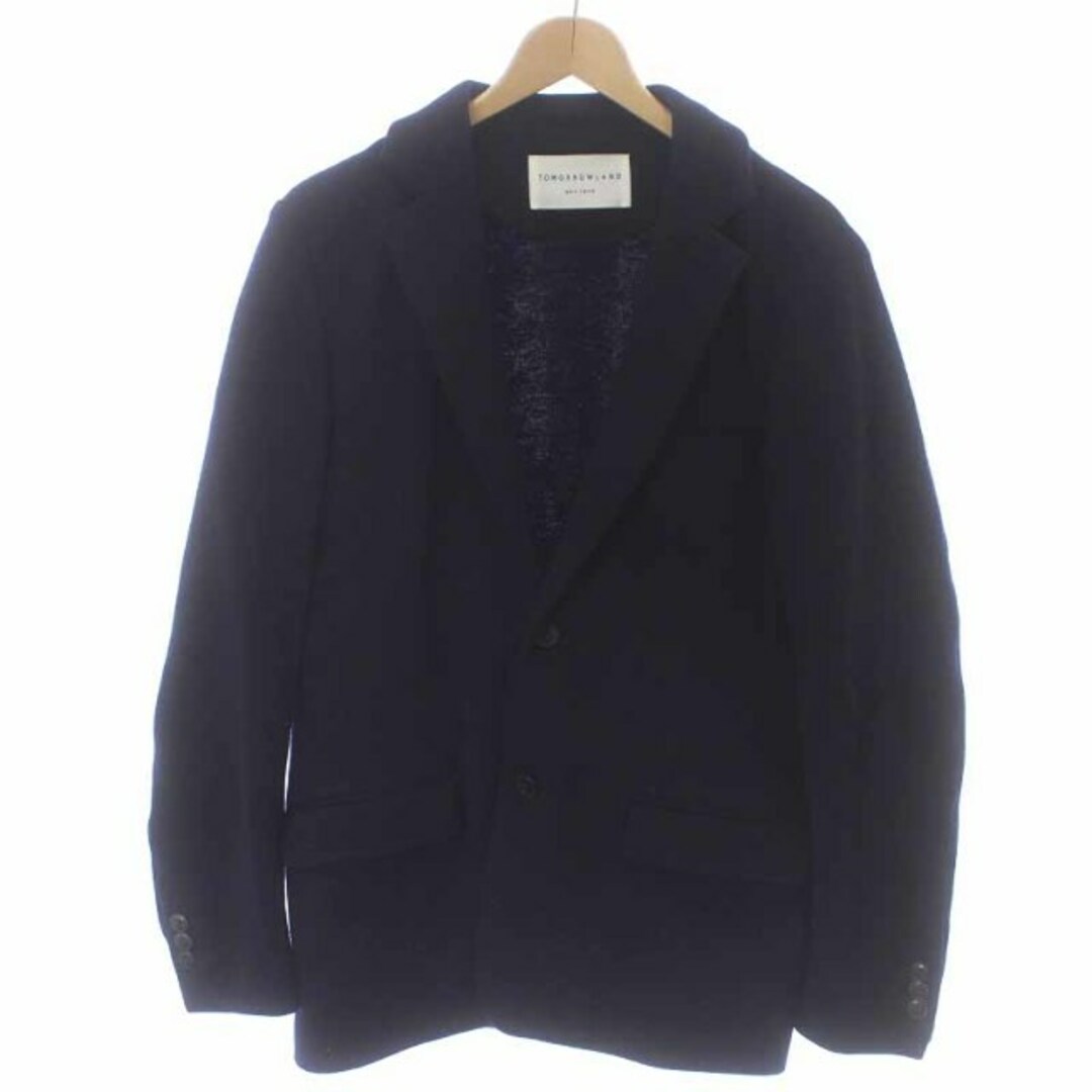 TOMORROWLAND(トゥモローランド)のTOMORROWLAND テーラードジャケット ブレザー ウール 46 S 紺 メンズのジャケット/アウター(テーラードジャケット)の商品写真