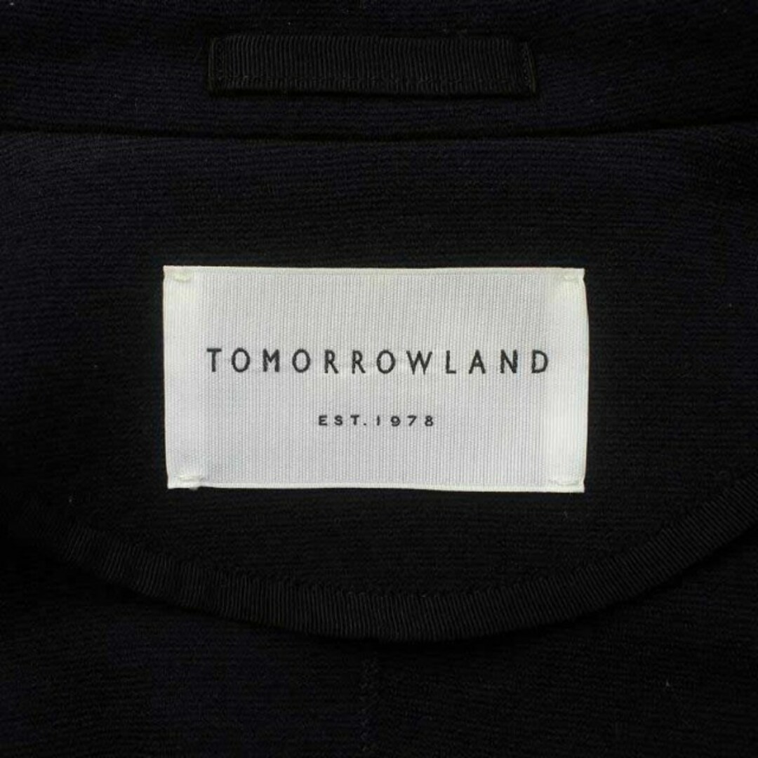 TOMORROWLAND(トゥモローランド)のTOMORROWLAND テーラードジャケット ブレザー ウール 46 S 紺 メンズのジャケット/アウター(テーラードジャケット)の商品写真