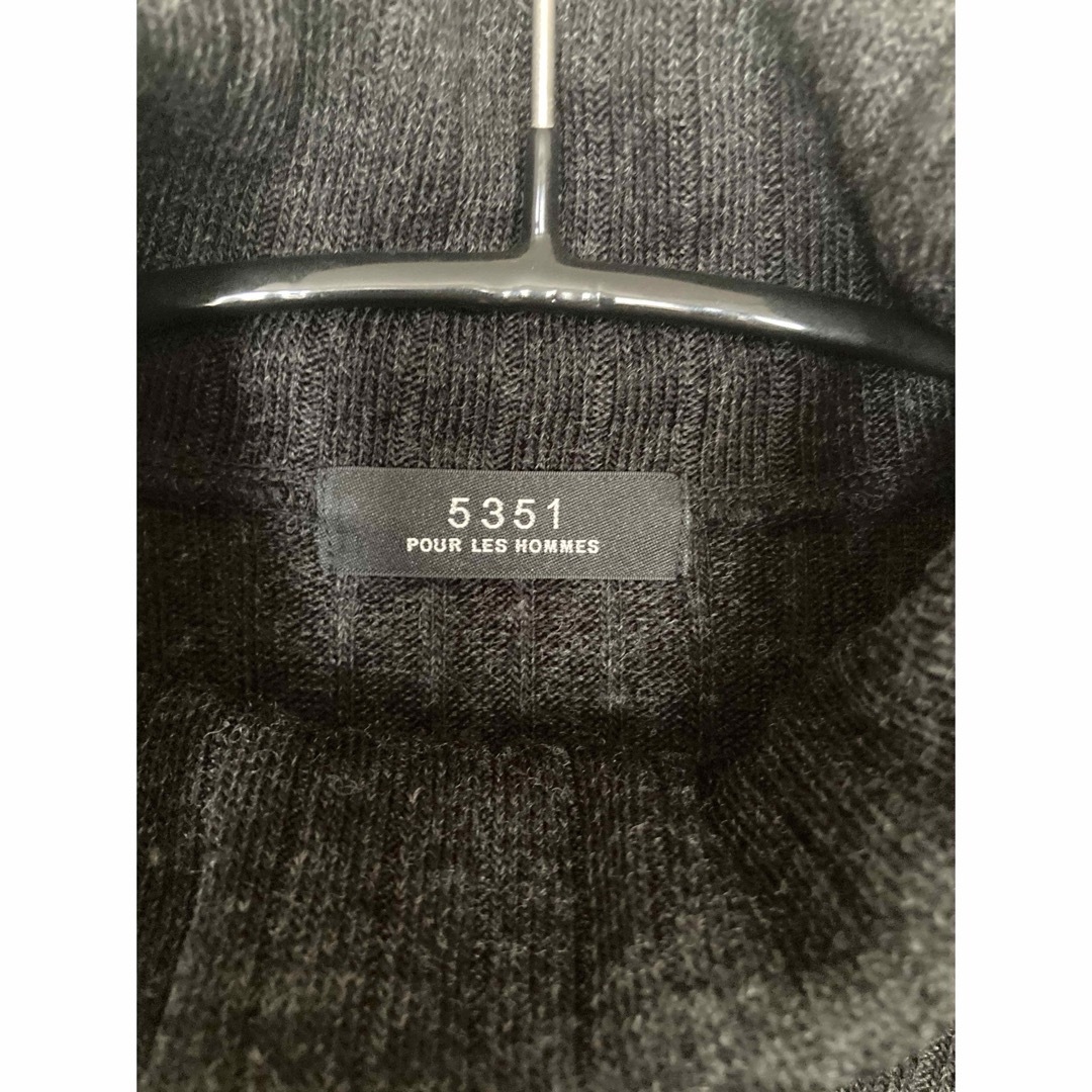 5351 POUR LES HOMMES(ゴーサンゴーイチプールオム)の5351プールオム　タートルネックニット メンズのトップス(ニット/セーター)の商品写真