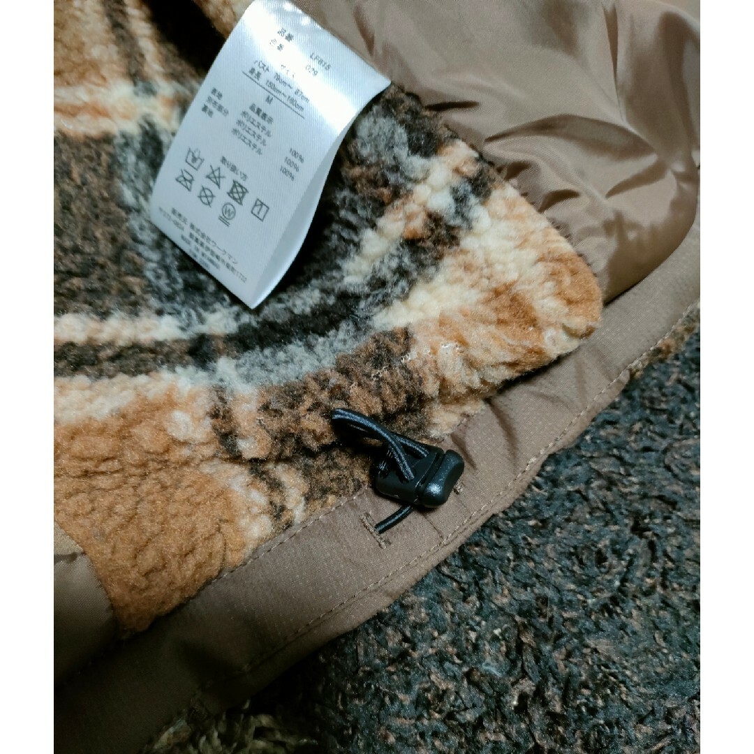 ワークマン 防風ボアビッグカラージャケットM レディースのジャケット/アウター(ブルゾン)の商品写真