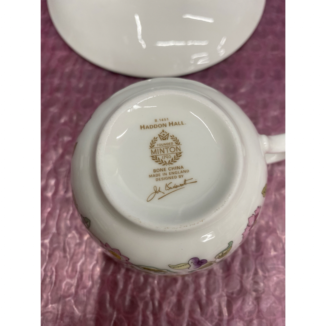 MINTON(ミントン)のMINTON ハドンホール　カップ&ソーサーx1客　状態良好　中古現状品 インテリア/住まい/日用品のキッチン/食器(食器)の商品写真