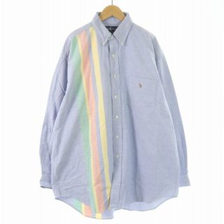 ポロラルフローレン(POLO RALPH LAUREN)のPOLO RALPH LAUREN ボタンダウンシャツ 長袖 L マルチカラー(シャツ)