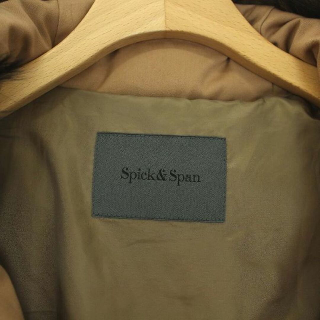 Spick & Span(スピックアンドスパン)のスピック&スパン ダウンコート アウター ラクーンファー 36 S ベージュ レディースのジャケット/アウター(ダウンコート)の商品写真