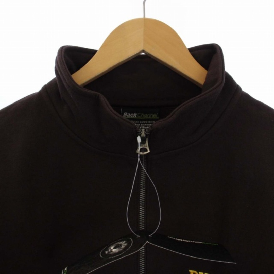 Back Channel(バックチャンネル)のBACK CHANNEL HALF ZIP SWEAT M 茶 メンズのトップス(その他)の商品写真