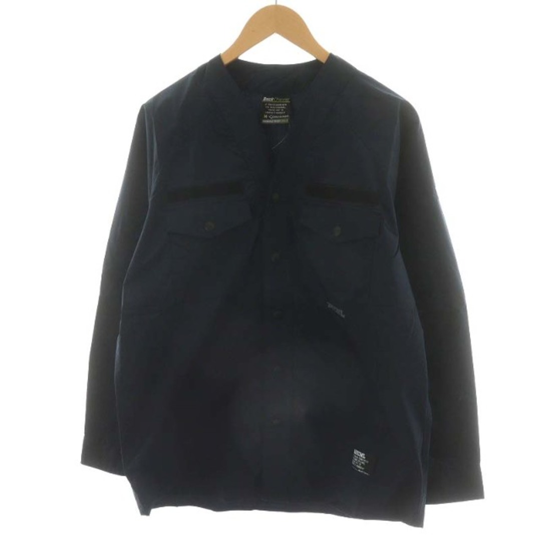 Back Channel(バックチャンネル)のBACK CHANNEL COOLMAX SCOUT SHIRT シャツ M 紺 メンズのトップス(シャツ)の商品写真