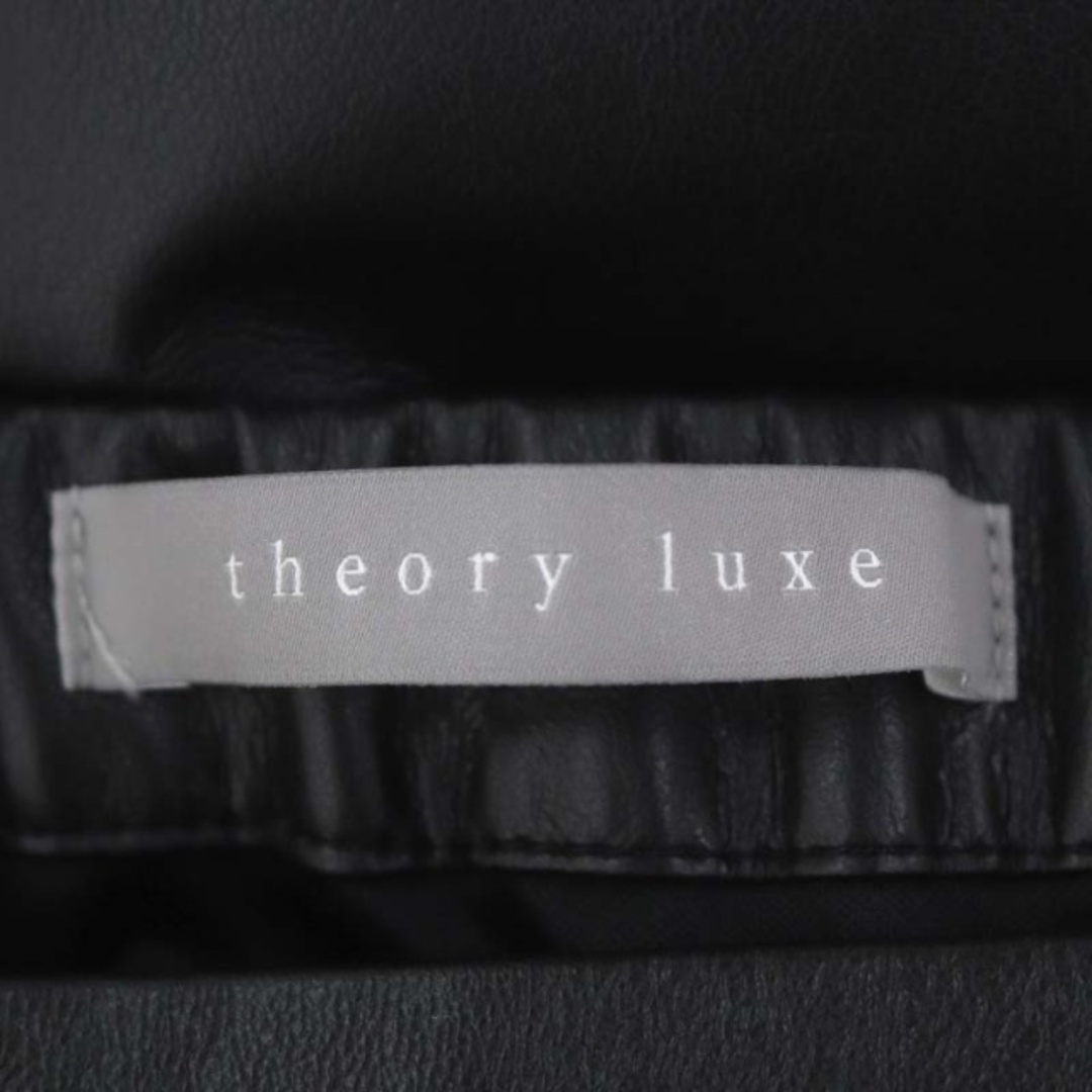 Theory luxe(セオリーリュクス)のセオリーリュクス 23SS フェイクレザースカート ロング フレア レディースのスカート(ロングスカート)の商品写真