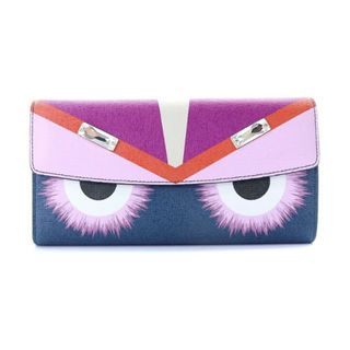 フェンディ(FENDI)のフェンディ FENDI クレヨンズ 長財布 レザー 二つ折り (財布)