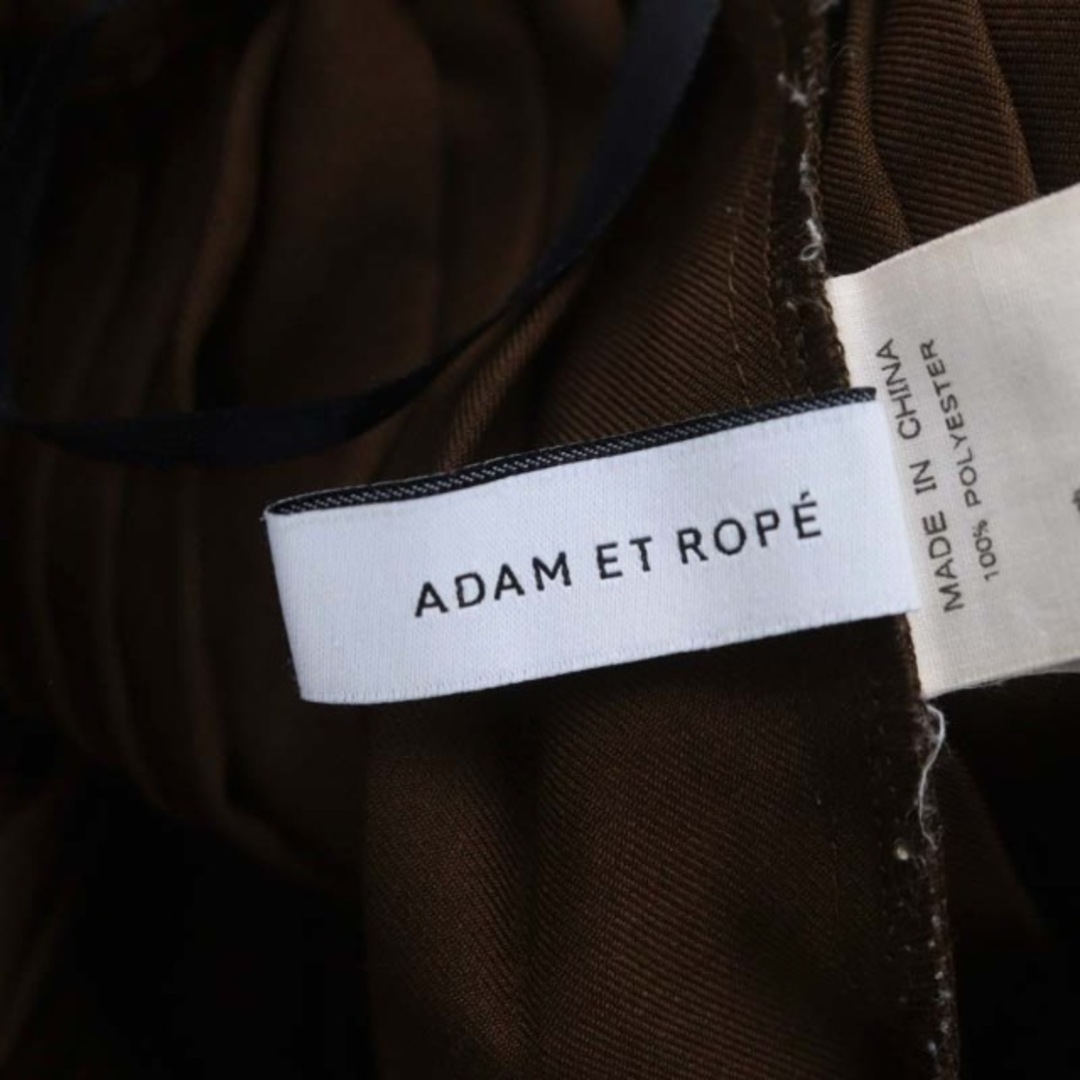 Adam et Rope'(アダムエロぺ)のアダムエロペ プリーツスカート ロング F 茶 ブラウン レディースのスカート(ロングスカート)の商品写真