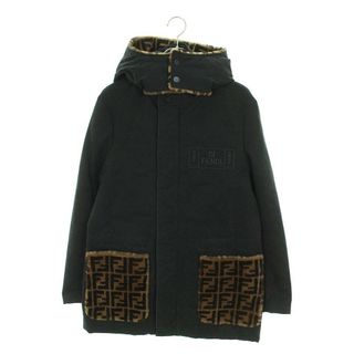 FENDI - フェンディ  FW0206 フード付きズッカ柄モッズコート メンズ 46