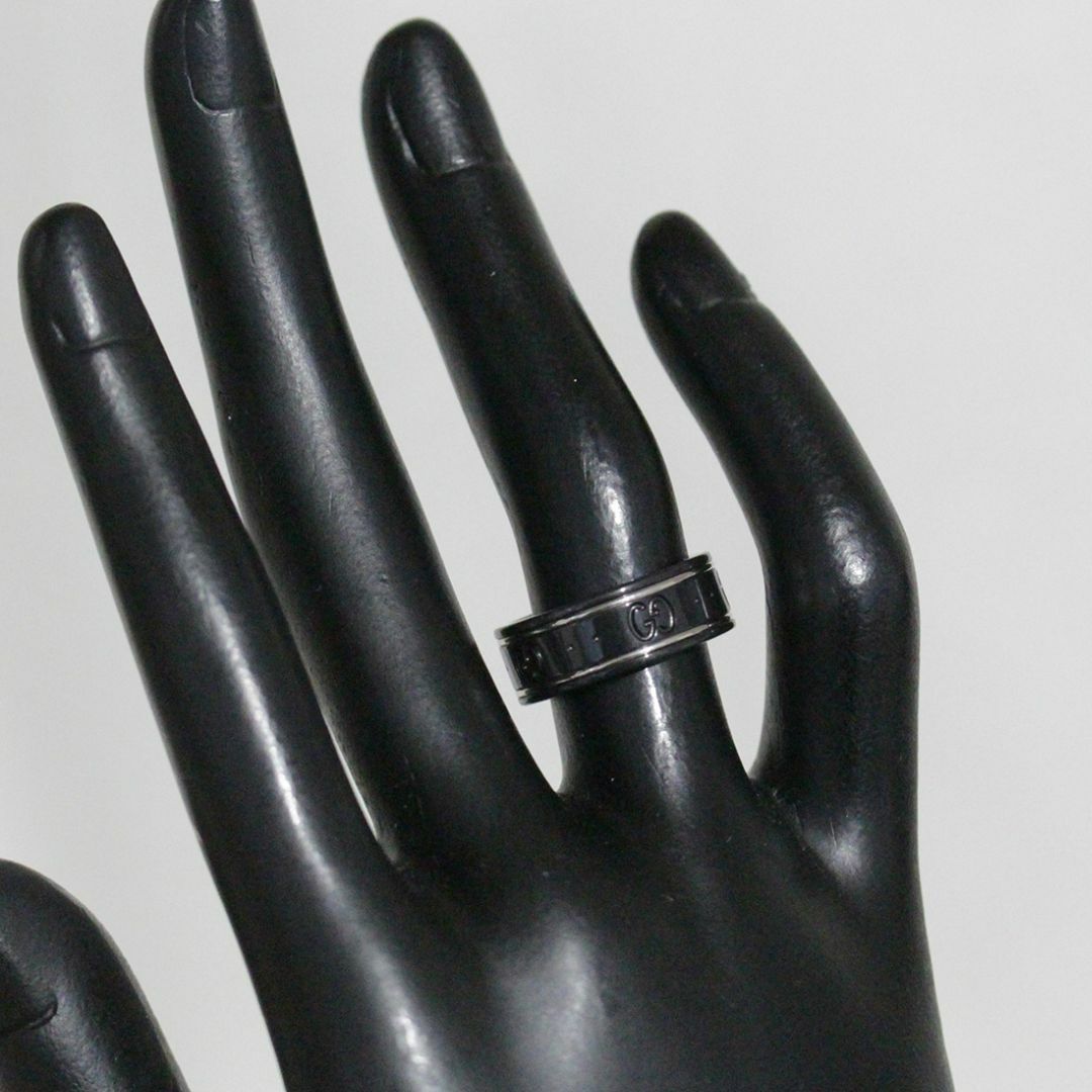 Gucci(グッチ)のグッチ GUCCI アイコン リング 9号 K18 コランダム 箱袋 指輪 レディースのアクセサリー(リング(指輪))の商品写真