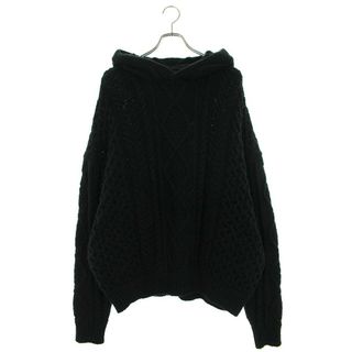 フィアオブゴッド(FEAR OF GOD)のフォグ  CABLE KNIT HOODIE ケーブルニットパーカー メンズ M(パーカー)