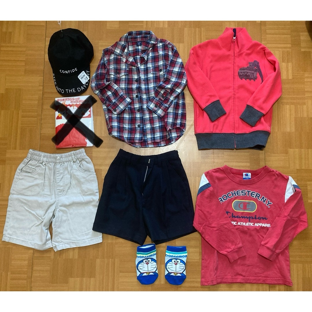 hakka kids(ハッカキッズ)のキャップ　帽子　ネルシャツ　上着　ベビーGAP ギャップ　ハッカキッズ　 キッズ/ベビー/マタニティのキッズ服男の子用(90cm~)(ジャケット/上着)の商品写真