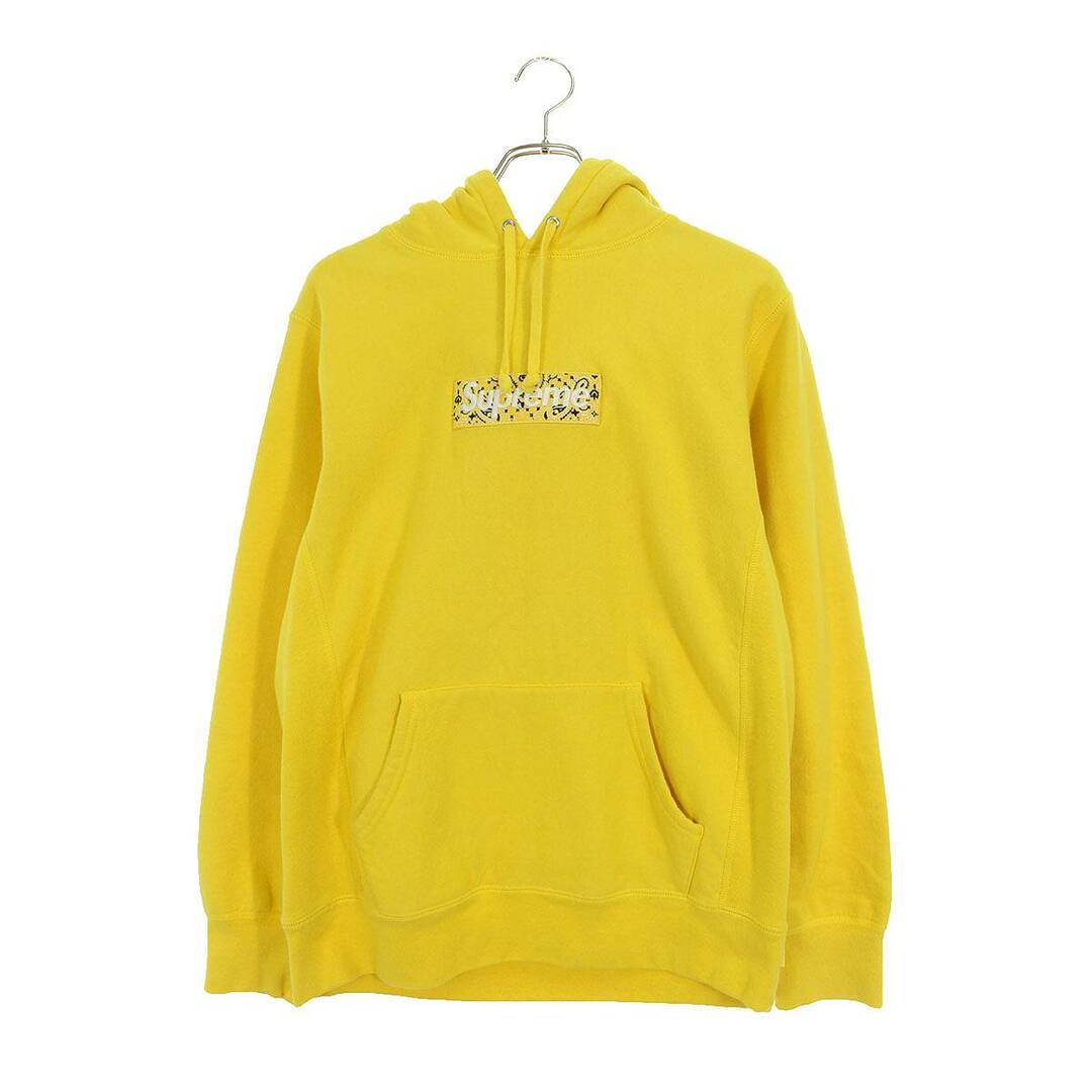 Supreme(シュプリーム)のシュプリーム  19AW  Bandana Box Logo Hooded Sweatshirt バンダナボックスロゴプルオーバーパーカー メンズ M メンズのトップス(パーカー)の商品写真