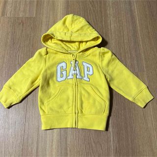 ベビーギャップ(babyGAP)の美品　ベビーギャップ　黄色のパーカー(トレーナー)