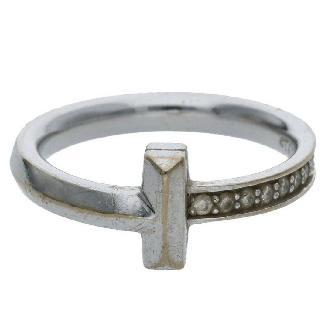 Tiffany & Co. - ティファニー Tワン 18KWGダイヤリング メンズ Tiffany & Co. - ティファニー Tワン 18KWGダイヤリング メンズ