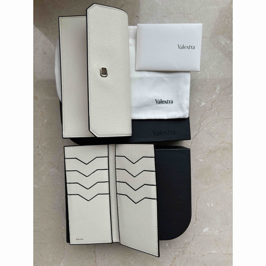 【展示品】ヴァレクストラ Valextra シティウォレット二つ折り長財布