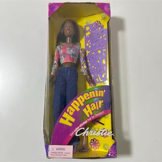 バービー(Barbie)のHappenin' Hair Barbie バービー バービー人形　黒人(ぬいぐるみ/人形)