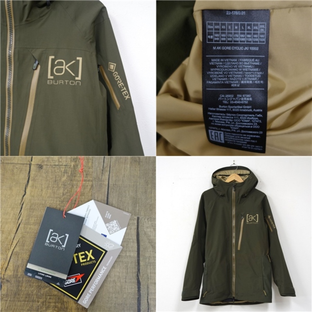 BURTON - 美品 バートン BURTON ak GORE TEX CYCLC Jacket BURTON - 美品 バートン BURTON ak GORE TEX CYCLC Jacket