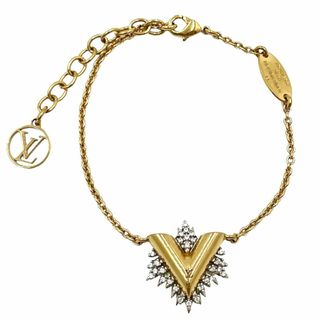 ルイヴィトン(LOUIS VUITTON)のLOUIS VUITTON ルイヴィトン ブレスレット ブラスレ・グローリー V アクセサリー アジャスター付き    M00373 LE0231 ゴールド レディース 約7.0g【中古品】(ブレスレット/バングル)