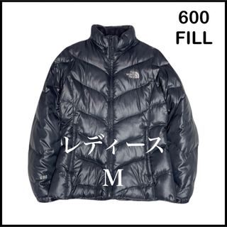 ザノースフェイス(THE NORTH FACE)のノースフェイス ダウンジャケット 600 フィル 黒 ブラック レディース M(ダウンジャケット)