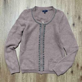 ギャップ(GAP)のGAP ニット ジャケット フルジップ Sサイズ(ニットコート)