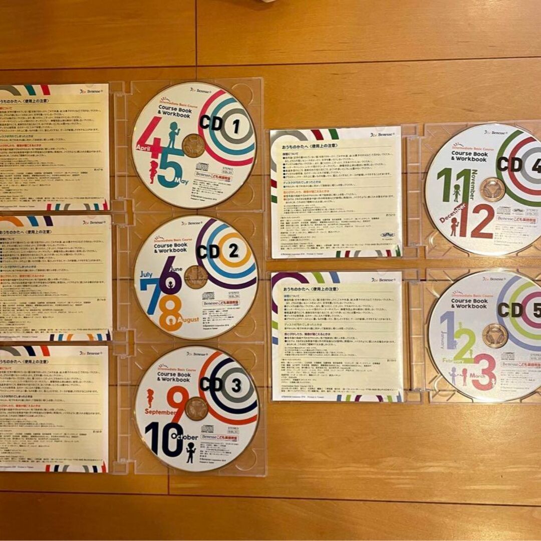 Benesse(ベネッセ)のベネッセ こども英語教室　ビースタジオ　教材　CD1年分　小3 エンタメ/ホビーのCD(キッズ/ファミリー)の商品写真
