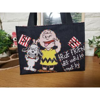 ハンドメイド★紙袋風★デニムde.トートbag♪(トートバッグ)